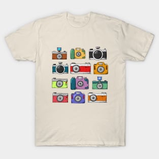 Take Photos With Retro Colorfull Cameras T-Shirt